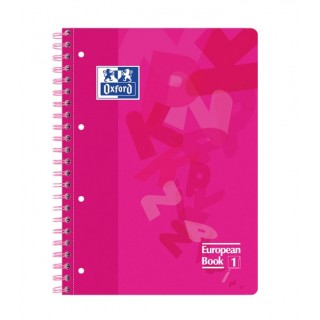 Caderno Oxford Espiral Pautado A4 Rosa